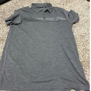 Men’s Travis Mathew 3 button collared/Polo shirt XL Grey